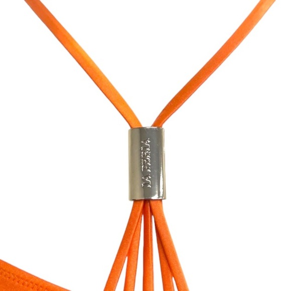 La Perla Reggiseno Top Swimsuit Bikini Top Orange Gold 6 - Picture 6 of 11
